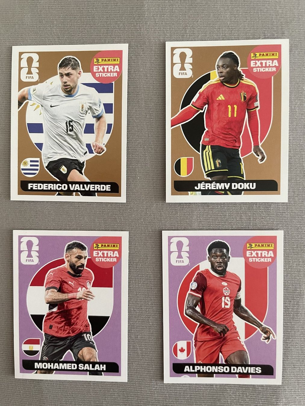 Panini Carte collezionabili: Extras 4er Set - guter ZUsatnd – Nuovo (secondo la descrizione) da Winterthur venduto da jsoll1