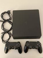 Sony PlayStation 4 Slim Konsole mit 2 Controllern