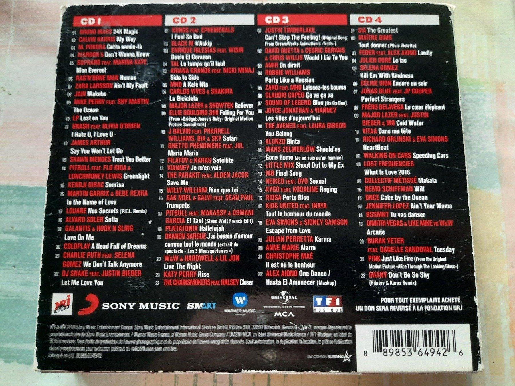 CDs: Cd NRJ Music Awards 2016 - 4 Cds – Gebraucht aus Pully von bro_n52j 2