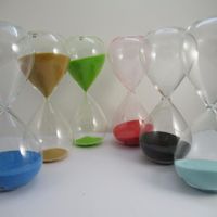 Sanduhr 15min Laufzeit Glas klar