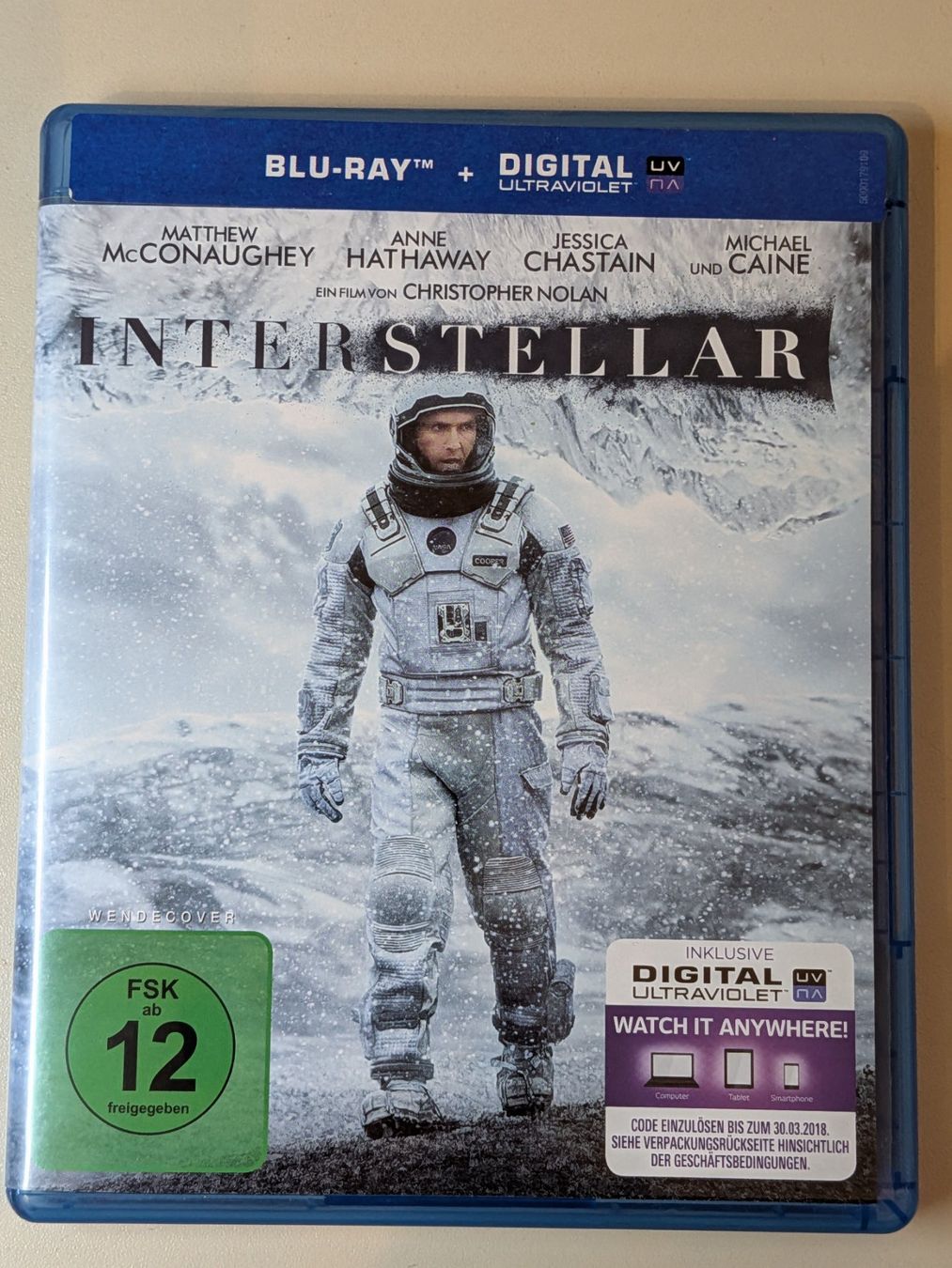 Alle DVDs: "Interstellar" von Christopher Nolan [2 Blu-rays] – Gebraucht aus Port von gecotom