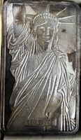 100 OZ MTB Silberbarren .999 Freiheitsstatue 1982