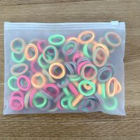 100 Haargummis, bunte Gummis, NEU!
