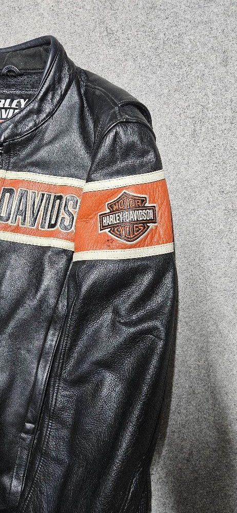 Harley-Davidson Jacken: Original Harley Davidson Trenton Lederjacke XL – Gebraucht aus Ersigen von Ktmteam 2