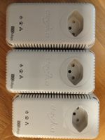 ab nur 3.--: 3 "Powerline"- Adapter Devolo dLAN 500 AV Plus