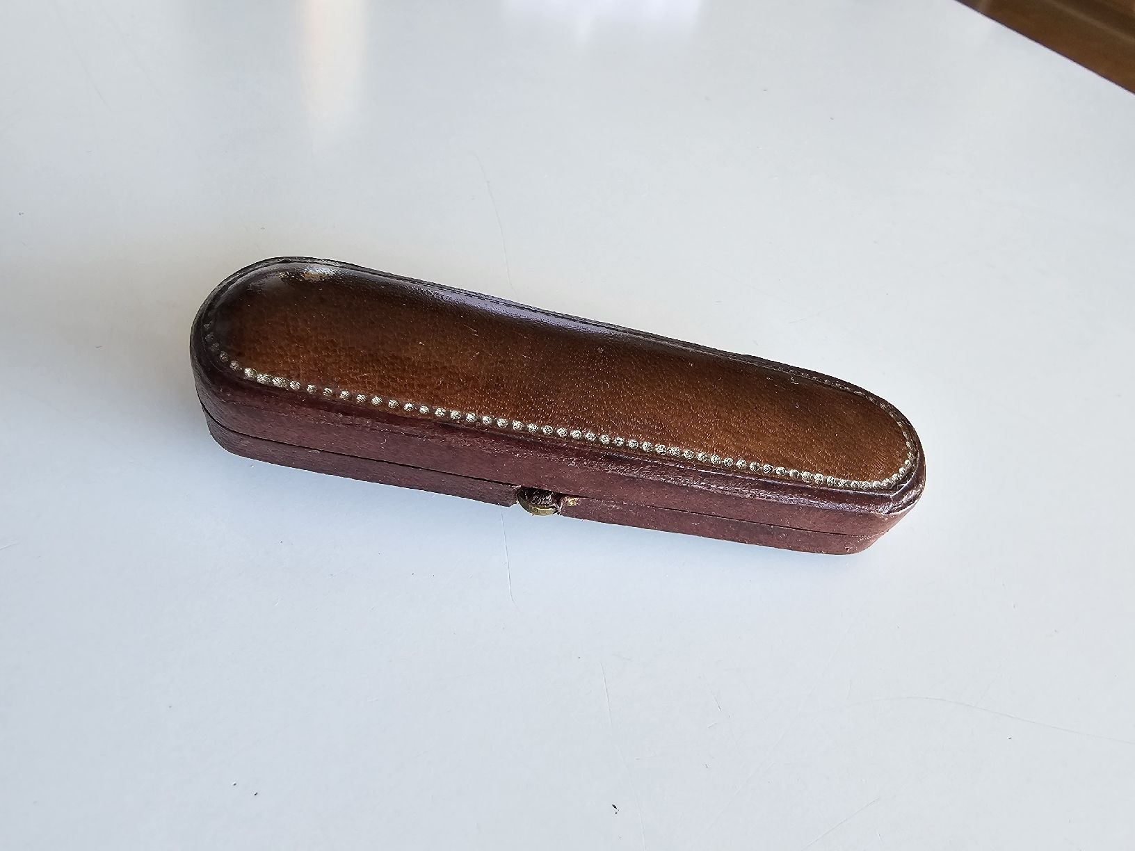 Pipe & Accessori: Zigarettenspitze Silber mit Bernstein in Etui antik – Usato da Niederrohrdorf venduto da DieBuechersammlerin 2