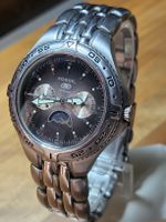 Fossil Blue Mondphase Herrenuhr 40mm