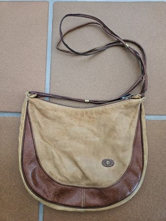 Aigner Ledertasche beige Vintage