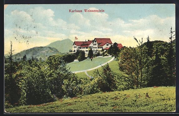Cartoline postali: Weissenstein / SO, Ansicht vom Kurhaus – Usato da Berlin venduto da bartko-reher