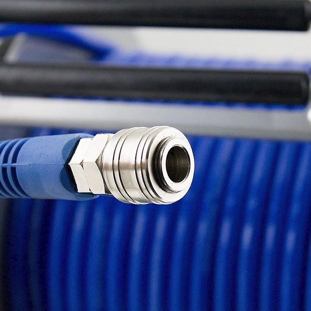 Apparecchi ad aria compressa: BITUXX 30m Druckluft Schlauchtrommel – Nuovo e nell'imballaggio originale da Bottighofen venduto da zaap 6