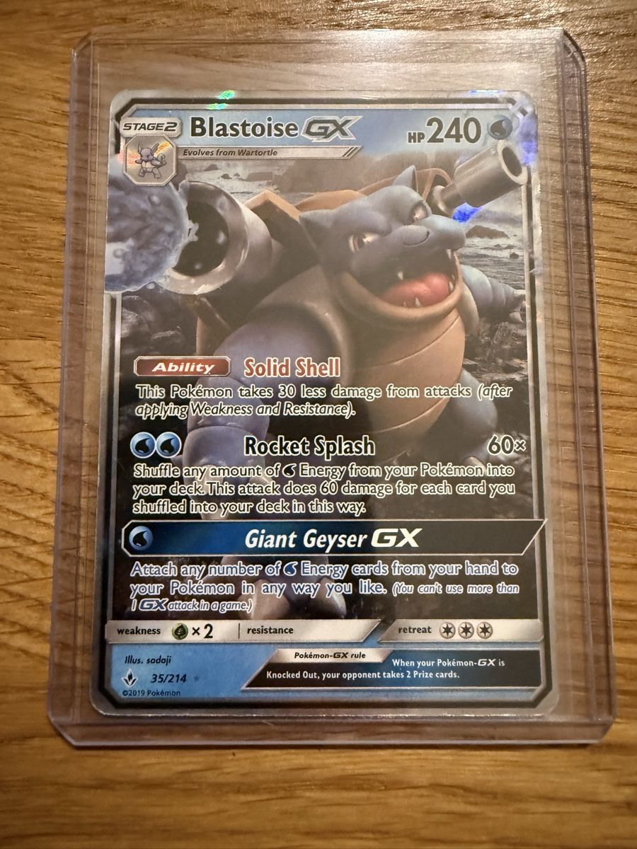 Pokémon Sammelbilder & Trading cards: Blastoise GX 35/214 – Gebraucht aus Amriswil von sim_nlb6