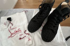 Christian Louboutin Lou Spikes High-Top schwarz