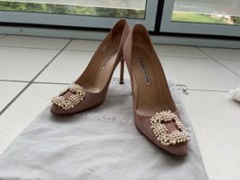 Manolo Blahnik Hangisi 105mm limited edition 38