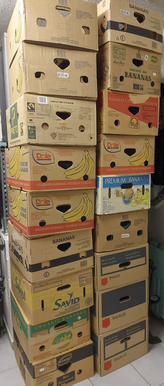 Cartons: Bananenschachteln 10 Stk. – D'occasion à Wetzikon ZH par Dalqadi