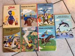 7 Globi Bücher – Sammlerstücke (1983/1984/1990/1992/1995)