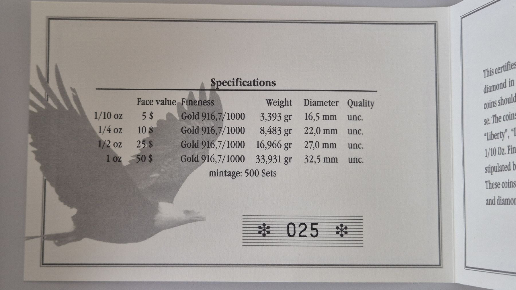 Alle Münzen: Goldmünze Liberty Millenium Set limitiert  Jg 2000 – Gebraucht aus Greppen von hploetscher 4