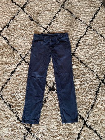 Herrenjeans dunkelblau Slim fit