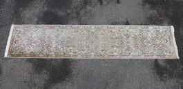 Srinagar Kanchipur Naturseide Teppich, beige
