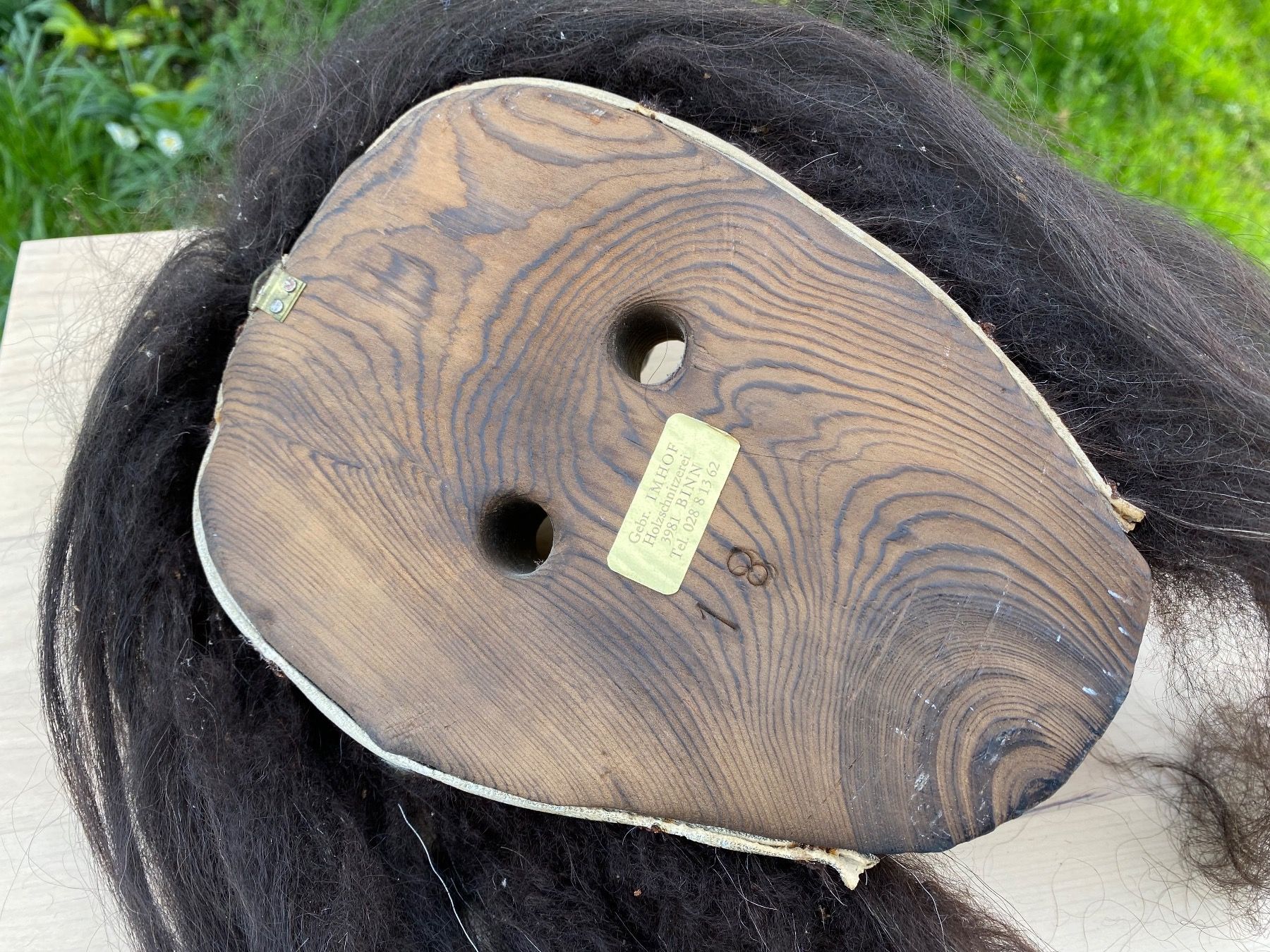Sonstige Antiquitäten & Kunst: sehr schöne Walliser / Lötschentaler Holzmaske – Gebraucht aus Feldbach von Fea1 7