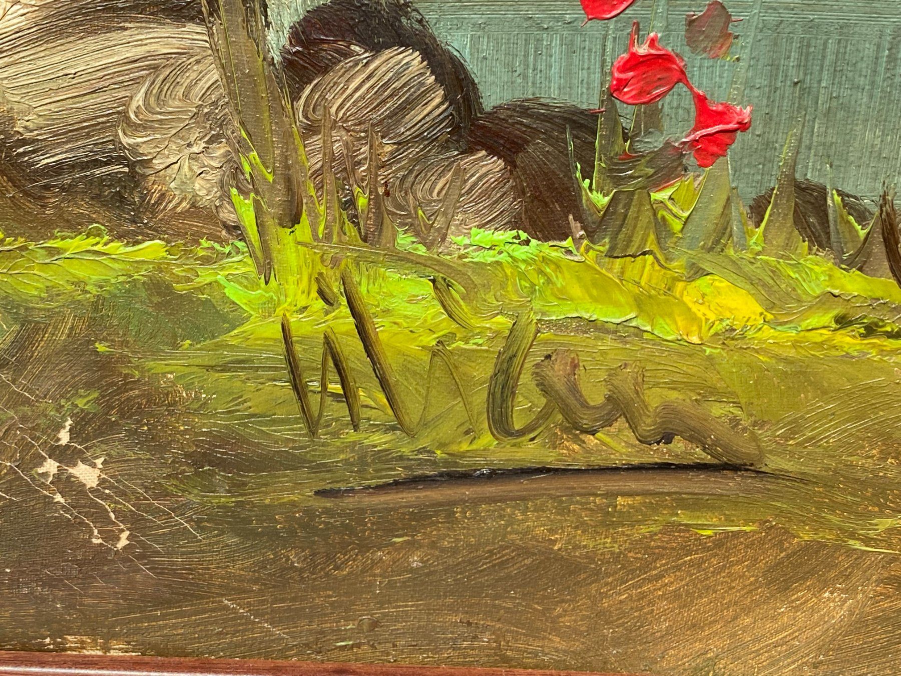 Dipinti: Malerei in Tempera gemalt 123x64cm – Usato da Vacallo venduto da cri_229f 1