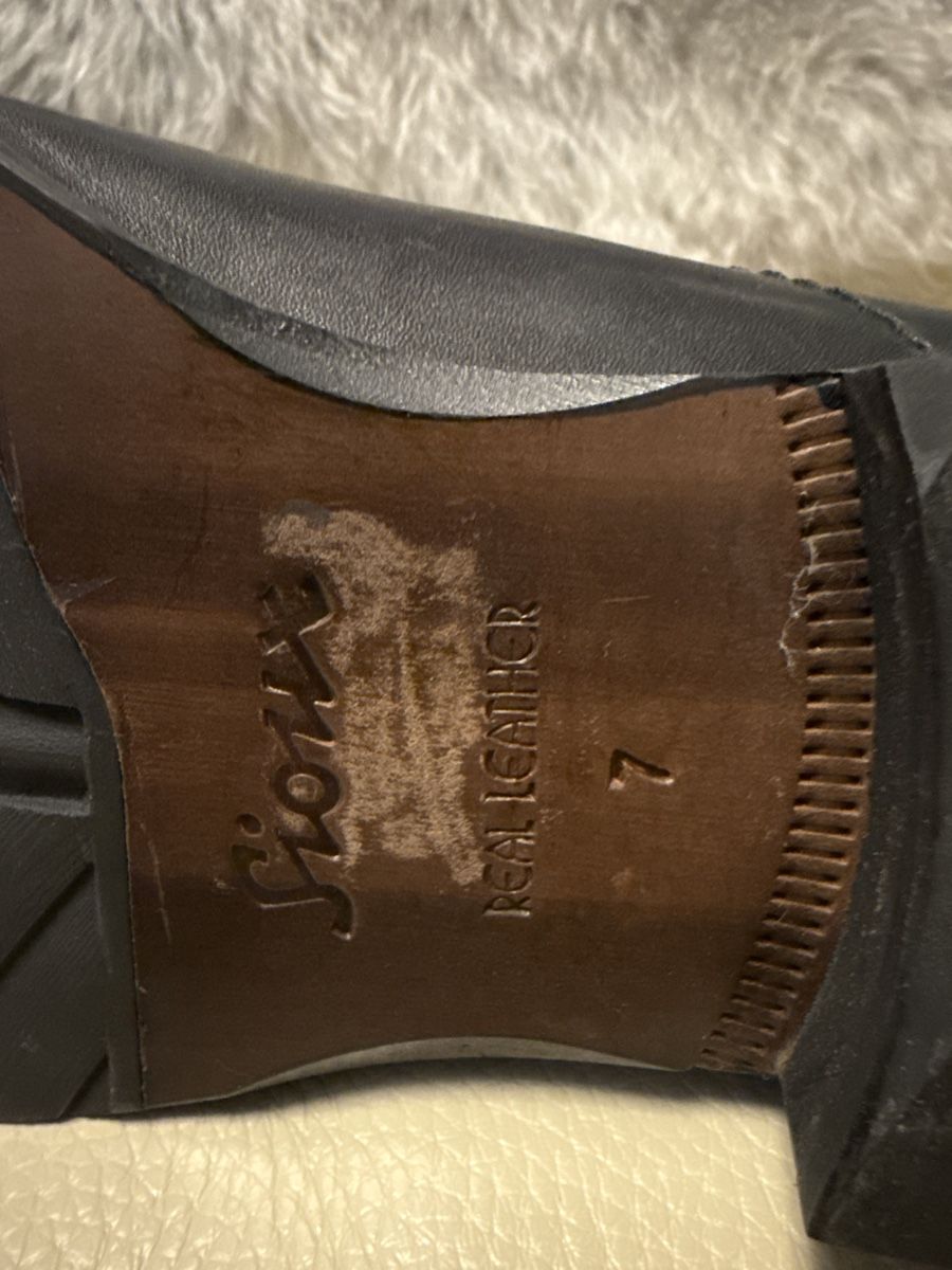 Scarpe da uomo: Herren Lederschuh Grösse 7 schwarz SIOUX – Usato da Grenchen venduto da swiss.antiques 4