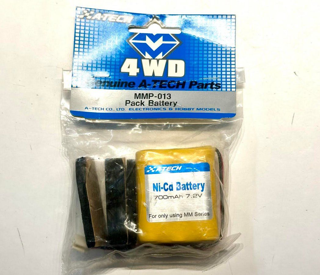 Nimh Batterie, Caricabatterie & Alimentatori: Ni-Cd Accu 700mAh A-TECH 7.2V – Difettoso da Lausanne venduto da Techobby