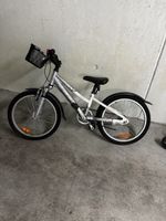 Kinderfahrrad silber/weiss guter Zustand