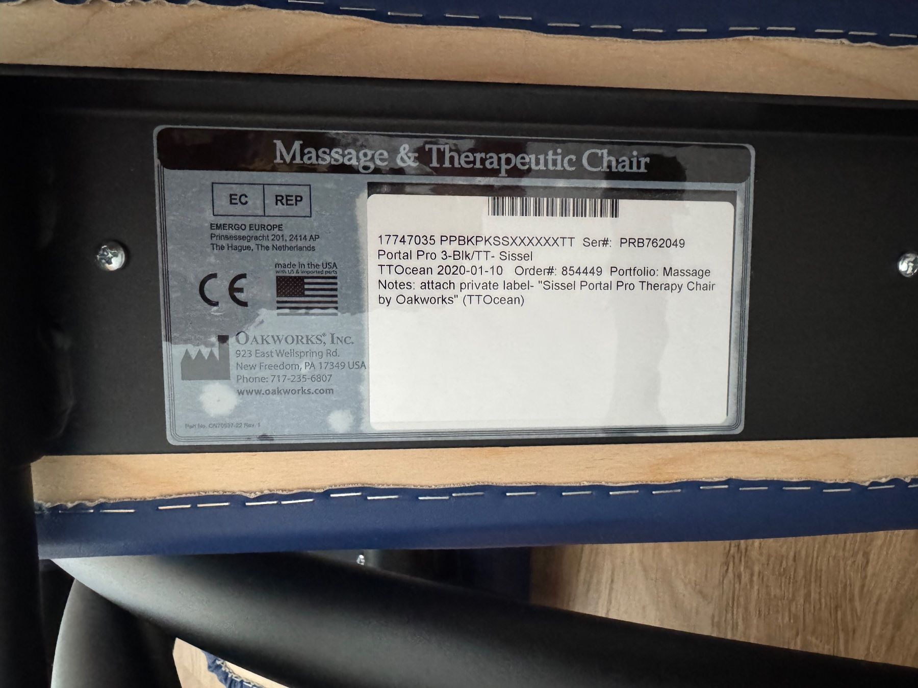 Dispositivi per massaggi: Oakworks Massagestuhl – Nuovo (secondo la descrizione) da Biberist venduto da Salo_Ma 2