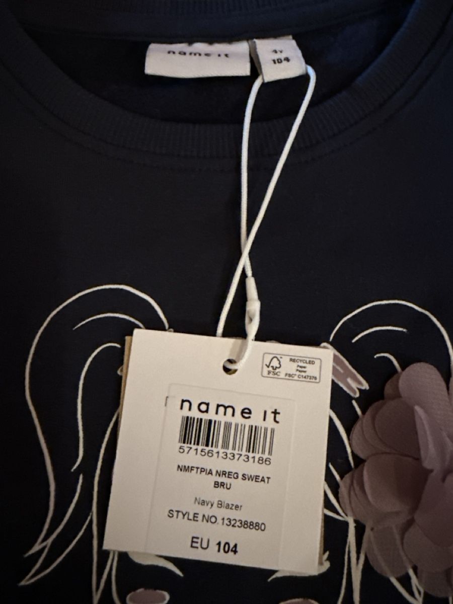 Name It Maglioni & Felpe: Name it! Pullover, Grösse 104, neu mit Etikett, Mädchen – Nuovo e nell'imballaggio originale da Stampa venduto da Aspirina90 1