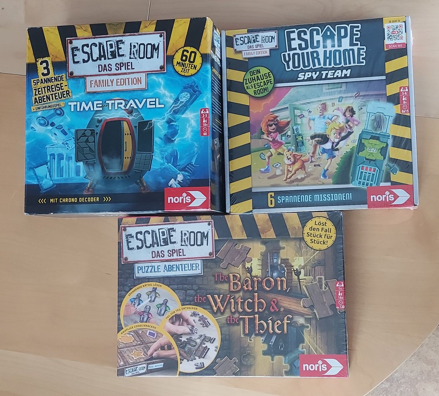 Giochi: Escape Room- Starter-Set plus 2 Erweiterungen NEU – Nuovo (secondo la descrizione) da Läufelfingen venduto da Rubine
