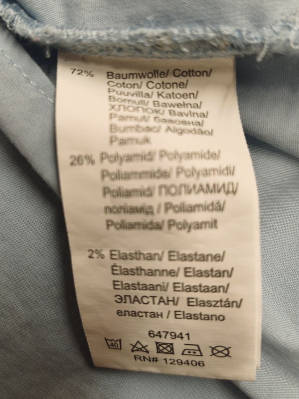 Camicette: Bonprix Bluse hellblau Grösse 44 – Nuovo (secondo la descrizione) da Emmetten venduto da SecondhandSiska 4