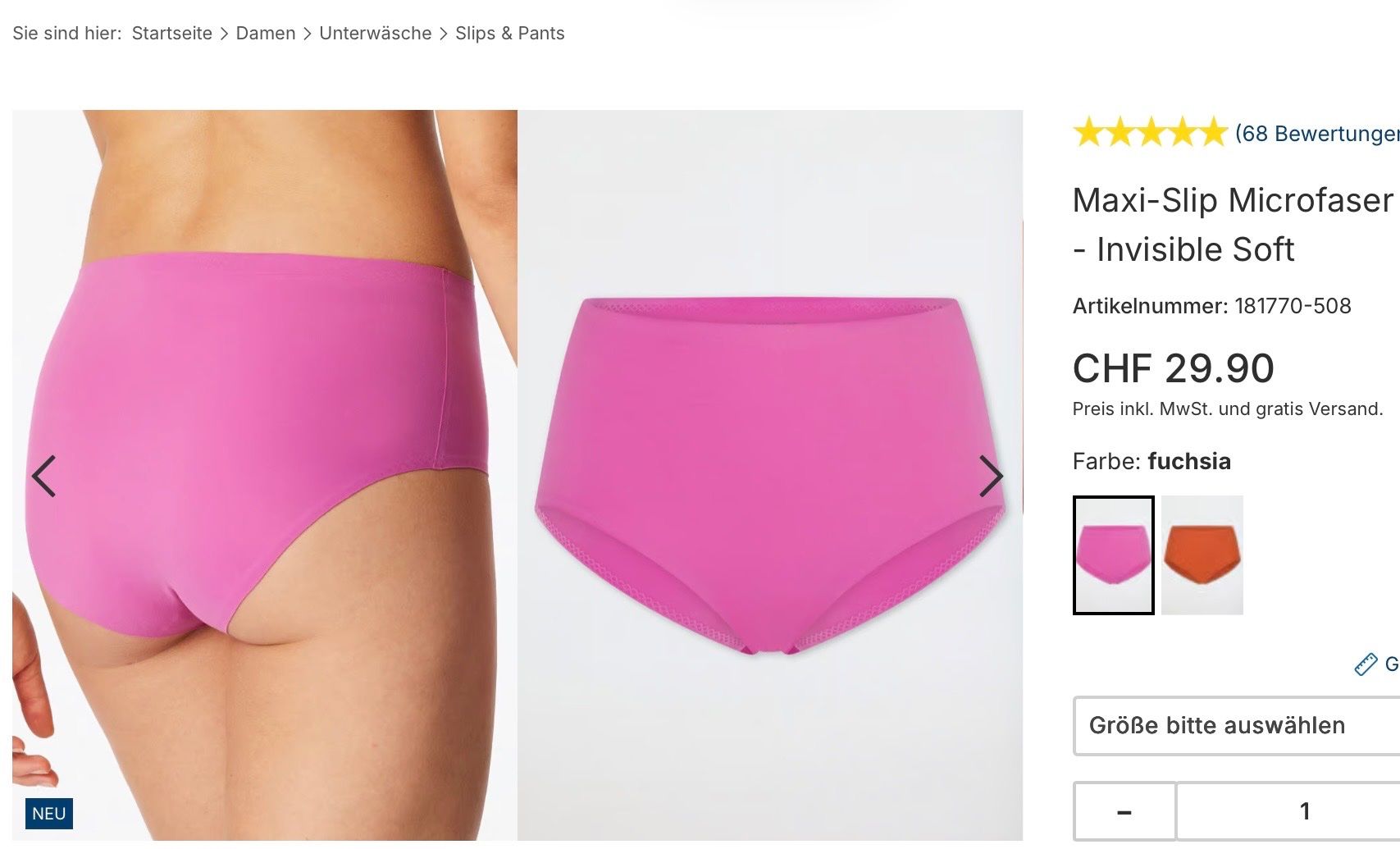Schiesser Altra biancheria intima: 2 blaue SCHIESSER Slip invisible soft, Gr. 38, M – Nuovo (secondo la descrizione) da Cormondrèche venduto da fra_gn5t 8