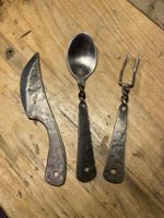 GRILL SURVIVAL BESTECK CAMPING FEUERBESTECK
