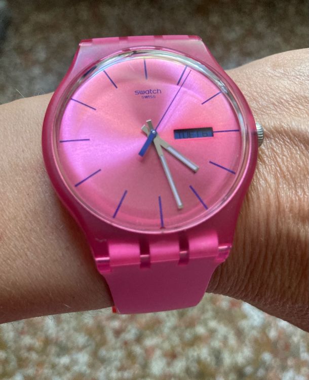 Swatch Pink Rebel New Swatch New Gent PINK REBEL SUOP700 New