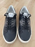 Golden Goose Sneaker Leder schwarz Glitzer Grösse 40