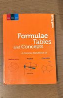 Formulae Tables and Concepts