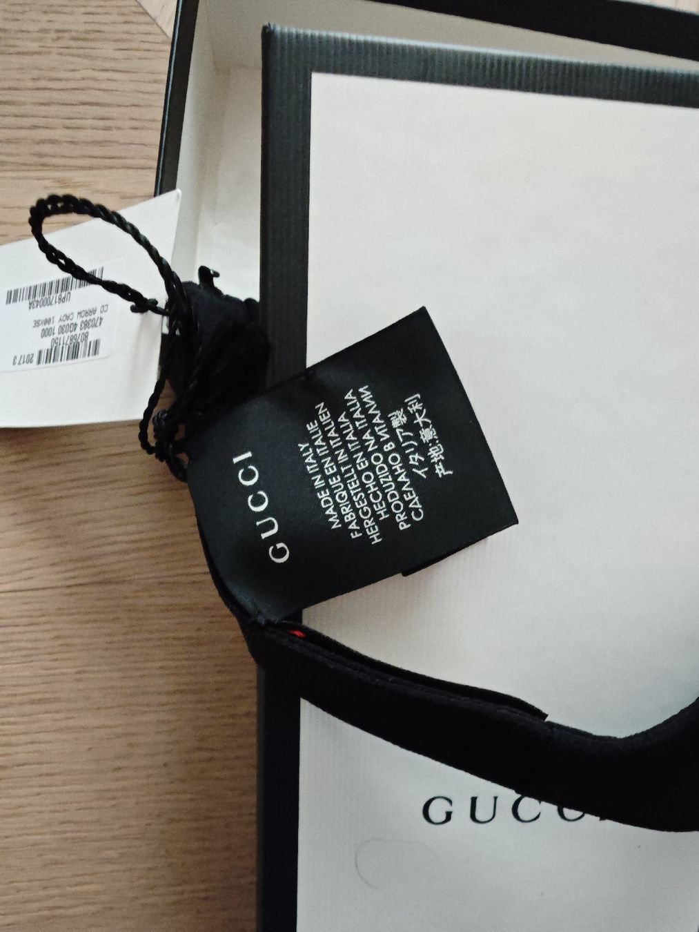 Gucci Cravatte: GUCCI Men Fliege Krawatte NEU – Nuovo e nell'imballaggio originale da Erlenbach ZH venduto da nlh 1