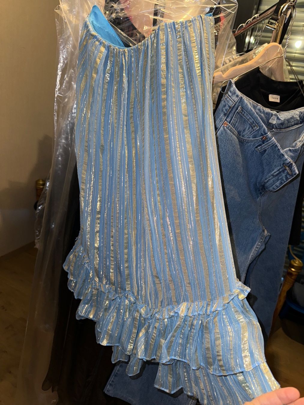 Vestiti: Jay Ahr blue  silk dress – Nuovo (secondo la descrizione) da Genève venduto da val_rp9x 3