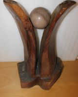 Kunst Design Holz Skulptur grosse 55 cm Holz Figur