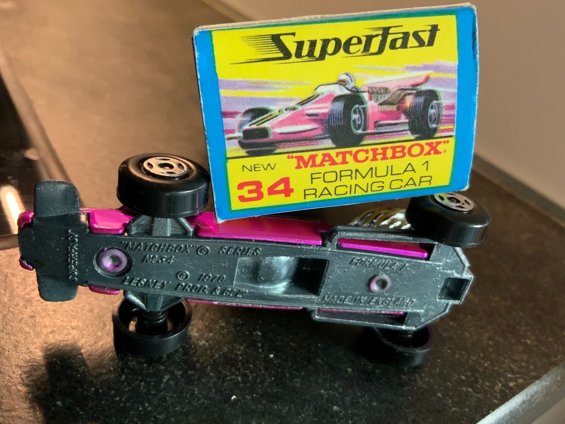 Matchbox Modellini d'auto: MATCHBOX Superfast Nr.34, Formula 1 – Nuovo e nell'imballaggio originale da Erlenbach im Simmental venduto da Model_box 3