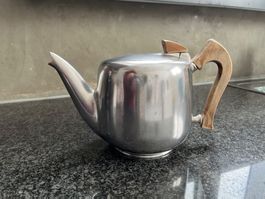 Piquot Ware Teekanne, silber, Made in England