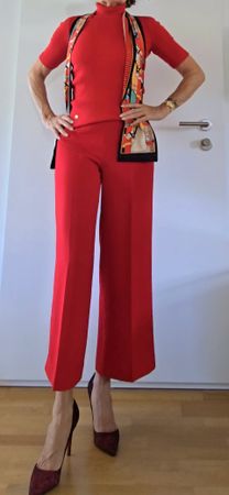 Set: Top Ralph Lauren, Hose Zara, Foulard
