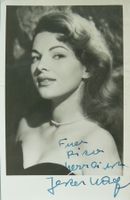Jester Naefe (1924-1967)  Schauspielerin - Autogramm
