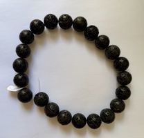 Lavastein-Strang, 22 Kugeln, Neu
