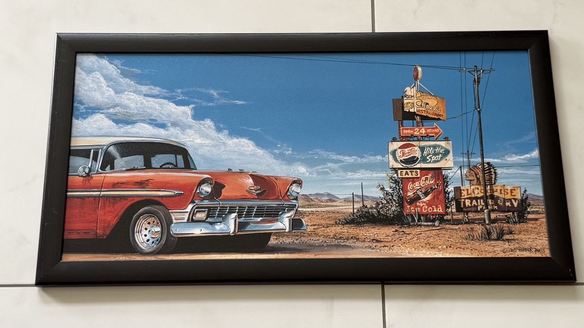 Poster & Bilder: Bilder Set 3stk Oldtimer Bilder Vintage Stil Dekoration – Gebraucht aus Buchrain von Kindlein 4