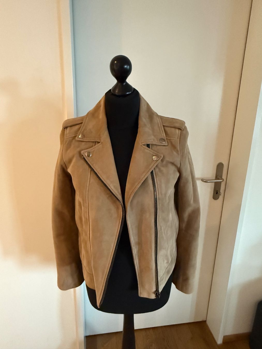 Kooples Giacche: Orig. Thé Kooples Wildlederjacle Lederjacke 36/38 – Usato da Wallisellen venduto da Aboutfashion