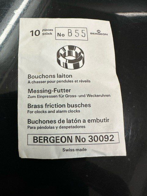 Bergeon Tutti gli attrezzi: BERGEON MESSING FUTTER ORIGINALVERPACKT – Nuovo e nell'imballaggio originale da Ostermundigen venduto da wini63