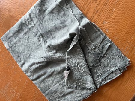 Edles Tuch 100% Baumwolle floral Muster Ton-in-Ton, NEU!