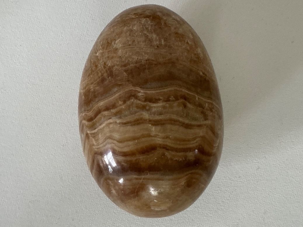 Pietre preziose: Brauner Chalcedon Handschmeichler Edelstein, Top Zustand – Usato da Muttenz venduto da rob_sc8s 1