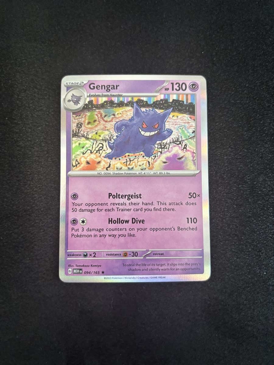 Pokémon Carte collezionabili: Gengar 094/165 Holo – Nuovo (secondo la descrizione) da Riedt b. Erlen venduto da Lupettus